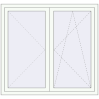 Pricing Tilt-and-Turn 1390x1300 mm REHAU OPTIMUM EURO-DESIGN 70 RAL 9016 Traffic white two-sided