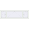 Pricing Tilt-and-Turn 2800x800 mm REHAU ENERGY-SAVING SYNEGO MD RAL 9016 Traffic white two-sided