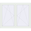 Pricing Tilt-and-Turn 1700x1400 mm REHAU OPTIMUM EURO-DESIGN 70 RAL 9016 Traffic white two-sided