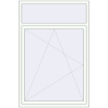 Pricing Tilt-and-Turn 1200x1800 mm REHAU BRILLANT DESIGN RAL 9016 Traffic white two-sided