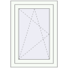 Pricing Tilt-and-Turn 600x900 mm REHAU OPTIMUM EURO-DESIGN 70 RAL 9016 Traffic white two-sided