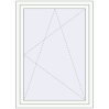 Pricing Tilt-and-Turn 1000x1400 mm REHAU OPTIMUM EURO-DESIGN 70 RAL 9016 Traffic white two-sided