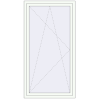 Pricing Tilt-and-Turn 1000x1850 mm REHAU OPTIMUM EURO-DESIGN 70 RAL 9016 Traffic white two-sided