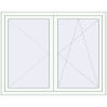 Pricing Tilt-and-Turn 1450x1150 mm REHAU OPTIMUM EURO-DESIGN 70 RAL 9016 Traffic white two-sided