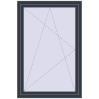 Pricing Tilt-and-Turn 1000x1500 mm REHAU OPTIMUM EURO-DESIGN 70 ANTHRACITE_GREY_STRUKTURAL external