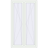 Pricing Tilt-and-Turn 1050x1920 mm REHAU BRILLANT DESIGN RAL 9016 Traffic white two-sided