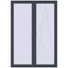 Pricing Tilt-and-Turn 1600x2300 mm REHAU ENERGY-SAVING SYNEGO MD ANTHRACITE_GREY_STRUKTURAL two-sided