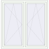 Pricing Tilt-and-Turn 1500x1550 mm REHAU ENERGY-SAVING SYNEGO MD RAL 9016 Traffic white two-sided