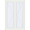 Pricing Tilt-and-Turn 1000x1500 mm REHAU OPTIMUM EURO-DESIGN 70 RAL 9016 Traffic white two-sided