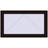 Pricing Tilt-and-Turn 1400x800 mm REHAU OPTIMUM EURO-DESIGN 70 BLACK_BROWN two-sided