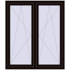 Ustalenie cen Okna skrzydłowe 1290x1460 mm REHAU ENERGY-SAVING SYNEGO MD BLACK_BROWN zewnętrzny