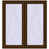 Ustalenie cen Okna skrzydłowe 1275x1400 mm REHAU ENERGY-SAVING SYNEGO MD DARK_OAK dwustronny