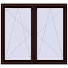 Ustalenie cen Okna skrzydłowe 1650x1520 mm REHAU ENERGY-SAVING SYNEGO MD CHOCOLATE_BROWN dwustronny