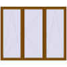 Pricing Tilt-and-Turn 2700x2200 mm REHAU OPTIMUM EURO-DESIGN 70 GOLDEN OAK two-sided
