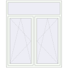 Pricing Tilt-and-Turn 1500x1800 mm REHAU OPTIMUM EURO-DESIGN 70 RAL 9016 Traffic white two-sided