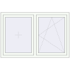 Pricing Tilt-and-Turn 1480x970 mm REHAU OPTIMUM EURO-DESIGN 70 RAL 9016 Traffic white two-sided