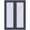 Ustalenie cen Okna skrzydłowe 1020x1415 mm REHAU ENERGY-SAVING SYNEGO MD ANTHRACITE_GREY_STRUKTURAL zewnętrzny