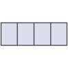 Pricing Tilt-and-Turn 4000x1400 mm REHAU OPTIMUM EURO-DESIGN 70 ANTHRACITE_GREY_STRUKTURAL two-sided
