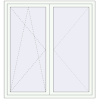 Pricing Tilt-and-Turn 1500x1600 mm REHAU ENERGY-SAVING SYNEGO MD RAL 9016 Traffic white two-sided