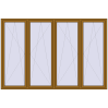 Pricing Tilt-and-Turn 3000x2000 mm REHAU ENERGY-SAVING SYNEGO MD LIGHT_OAK external