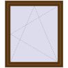 Pricing Tilt-and-Turn 1090x1250 mm REHAU OPTIMUM EURO-DESIGN 70 WALNUT two-sided