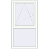 Pricing Tilt-and-Turn 800x1500 mm REHAU OPTIMUM EURO-DESIGN 70 RAL 9016 Traffic white two-sided