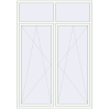 Pricing Tilt-and-Turn 1760x2500 mm REHAU ENERGY-SAVING SYNEGO MD RAL 9016 Traffic white two-sided