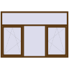 Pricing Tilt-and-Turn 2200x1500 mm REHAU OPTIMUM EURO-DESIGN 70 WALNUT external