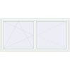 Pricing Tilt-and-Turn 2500x1200 mm REHAU ENERGY-SAVING SYNEGO MD RAL 9016 Traffic white two-sided