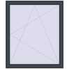 Pricing Tilt-and-Turn 1350x1550 mm REHAU ENERGY-SAVING SYNEGO MD ANTHRACITE_GREY_STRUKTURAL external