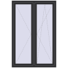 Pricing Tilt-and-Turn 1200x1800 mm REHAU OPTIMUM EURO-DESIGN 70 ANTHRACITE_GREY_GLATT two-sided