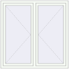 Pricing Tilt-and-Turn 1400x1400 mm REHAU BRILLANT DESIGN RAL 9016 Traffic white two-sided