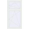 Pricing Tilt-and-Turn 1000x2000 mm REHAU OPTIMUM EURO-DESIGN 70 RAL 9016 Traffic white two-sided