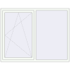 Pricing Tilt-and-Turn 1680x1300 mm REHAU OPTIMUM EURO-DESIGN 70 RAL 9016 Traffic white two-sided