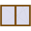 Pricing Okna skrzydłowe 2000x1400 mm REHAU OPTIMUM EURO-DESIGN 70 GOLDEN OAK dwustronny