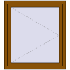 Ustalenie cen Okna skrzydłowe 960x1070 mm EPSILON OPTIMA GOLDEN OAK dwustronny