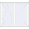 Pricing Tilt-and-Turn 1680x1430 mm REHAU OPTIMUM EURO-DESIGN 70 RAL 9016 Traffic white two-sided