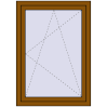 Pricing Tilt-and-Turn 850x1150 mm REHAU OPTIMUM EURO-DESIGN 70 GOLDEN OAK external