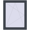 Pricing Tilt-and-Turn 1000x1250 mm REHAU OPTIMUM EURO-DESIGN 70 ANTHRACITE_GREY_STRUKTURAL two-sided