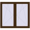 Ustalenie cen Okna skrzydłowe 1560x1400 mm REHAU ENERGY-SAVING SYNEGO MD DARK_OAK dwustronny