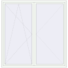 Pricing Tilt-and-Turn 2060x2120 mm REHAU ENERGY-SAVING SYNEGO MD RAL 9016 Traffic white two-sided