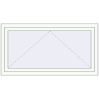 Pricing Tilt-and-Turn 1400x740 mm REHAU OPTIMUM EURO-DESIGN 70 RAL 9016 Traffic white two-sided