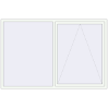 Pricing Tilt-and-Turn 2300x1500 mm REHAU OPTIMUM EURO-DESIGN 70 RAL 9016 Traffic white two-sided