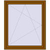 Pricing Tilt-and-Turn 1130x1320 mm REHAU ENERGY-SAVING SYNEGO MD GOLDEN OAK external