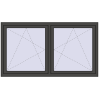 Pricing Tilt-and-Turn 1770x995 mm REHAU ENERGY-SAVING SYNEGO MD BASALT_GREY two-sided