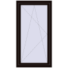 Pricing Tilt-and-Turn 800x1500 mm REHAU OPTIMUM EURO-DESIGN 70 BLACK_BROWN two-sided