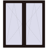 Pricing Tilt-and-Turn 1600x1800 mm REHAU OPTIMUM EURO-DESIGN 70 BLACK_BROWN two-sided
