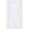 Pricing Tilt-and-Turn 800x1500 mm REHAU RENOVATION EURO 70 RAL 9016 Traffic white two-sided