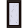 Pricing Tilt-and-Turn 540x1000 mm REHAU OPTIMUM EURO-DESIGN 70 BLACK_BROWN two-sided