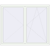 Pricing Tilt-and-Turn 1930x1580 mm REHAU OPTIMUM EURO-DESIGN 70 RAL 9016 Traffic white two-sided